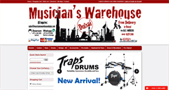 Desktop Screenshot of musicianswarehousedubai.com